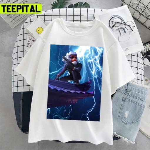 Thor Hit Monkey Thunder Marvel Cartoon Design Unisex T-Shirt