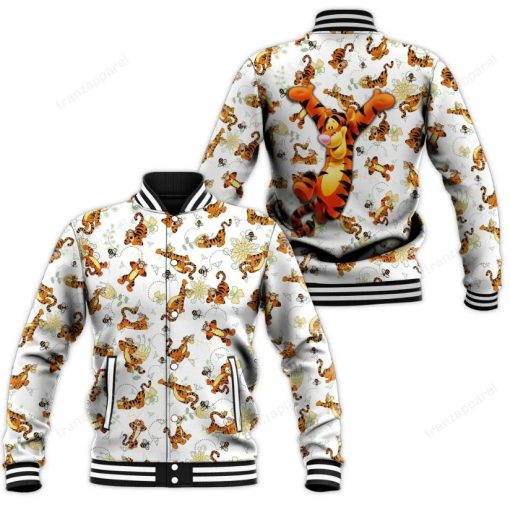 Tigger Baseball Jacket 01 Personalized 3d Baseball Jersey