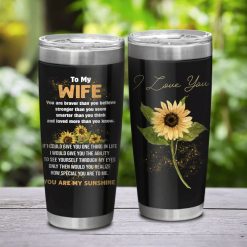 To My Wife Stainless Steel Cup