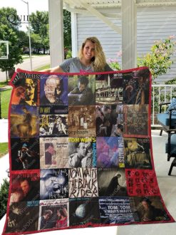 Tom Waits Albums Quilt Blanket