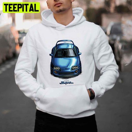 Toyota Supra Mk4 2jz Blue Unisex T-Shirt