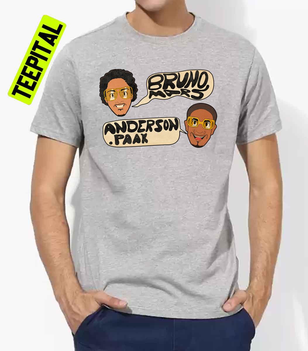 Two Man Stay Cool Bruno Mars And Anderson Paak Unisex T-Shirt