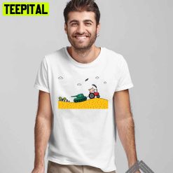 Ukrainian Farmer Towing Russian Tank Unisex T-Shirt