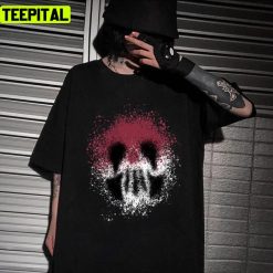 Vagabond Colored Skull Symbol Design Unisex T-Shirt