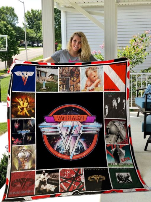 Van Halen Cover Poster Quilt Blanket