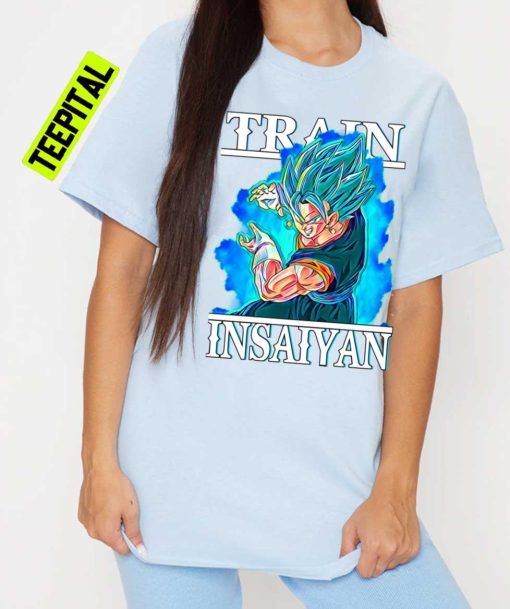 Vegetto Super Saiyan Blue Train Insaiyan Unisex T-Shirt