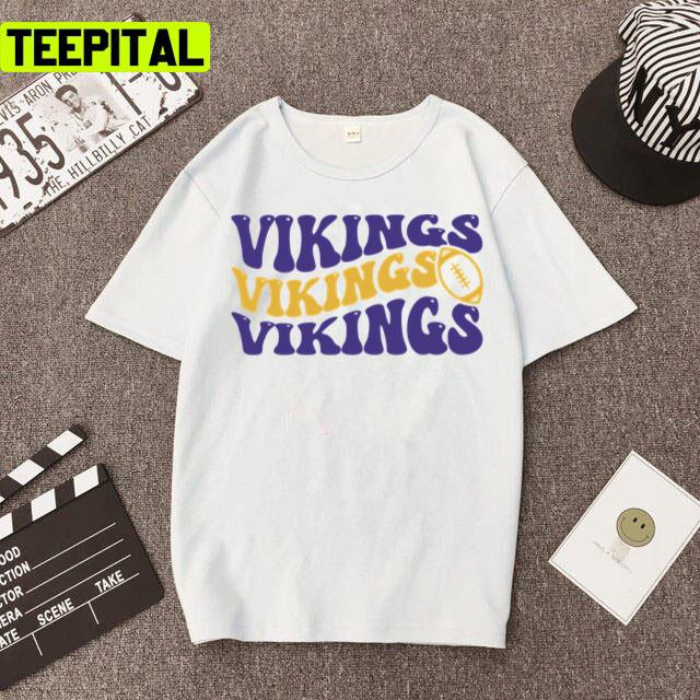 Vintage Vikings Football Unisex T-Shirt – Teepital – Everyday New