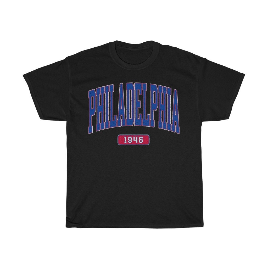 Vintage 1946 Philadelphia 76ers NBA Basketball Unisex T-Shirt