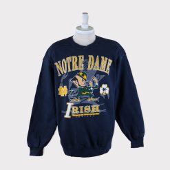 Vintage 90s Footballbasketball Ncaa Notre Dame Fighting Irish Unisex Sweatshirt