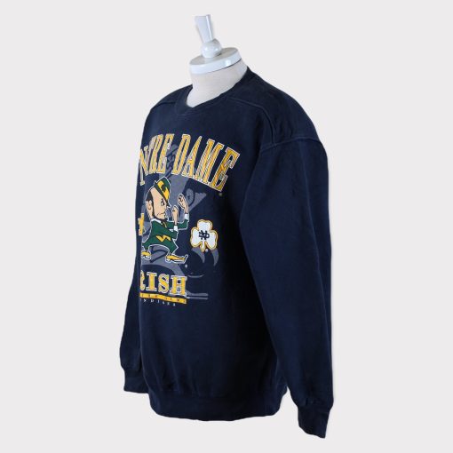 Vintage 90s Footballbasketball Ncaa Notre Dame Fighting Irish Unisex Sweatshirt