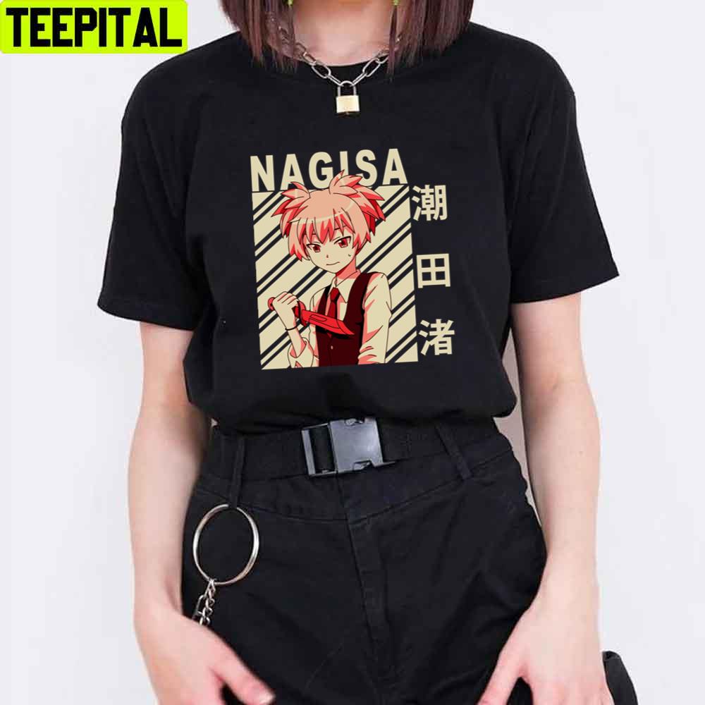 Vintage Art Nagisa Shiota Assassination Classroom Anime Unisex T-Shirt