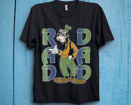 Vintage Funny Goofy Disney Rad Dad Happy Father’s Day Unisex T-Shirt