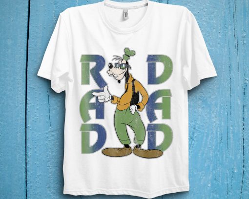 Vintage Funny Goofy Disney Rad Dad Happy Father’s Day Unisex T-Shirt