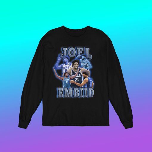 Vintage Joel Embiid Philadelphia 76ers NBA Basketball Unisex T-Shirt