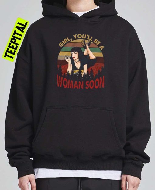 Vintage Mia Pulp Fiction You’ll Be A Woman Soon Unisex T-Shirt