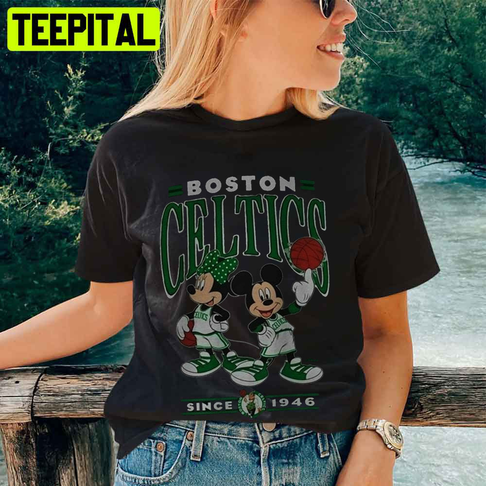 Vintage NBA Boston Celtics Shirt, Disney Mickey & Minnie Shirt, American  Basketball Shirt, Shirt For Women Men, Vintage Shirt, Sport Shirt - Bluefink