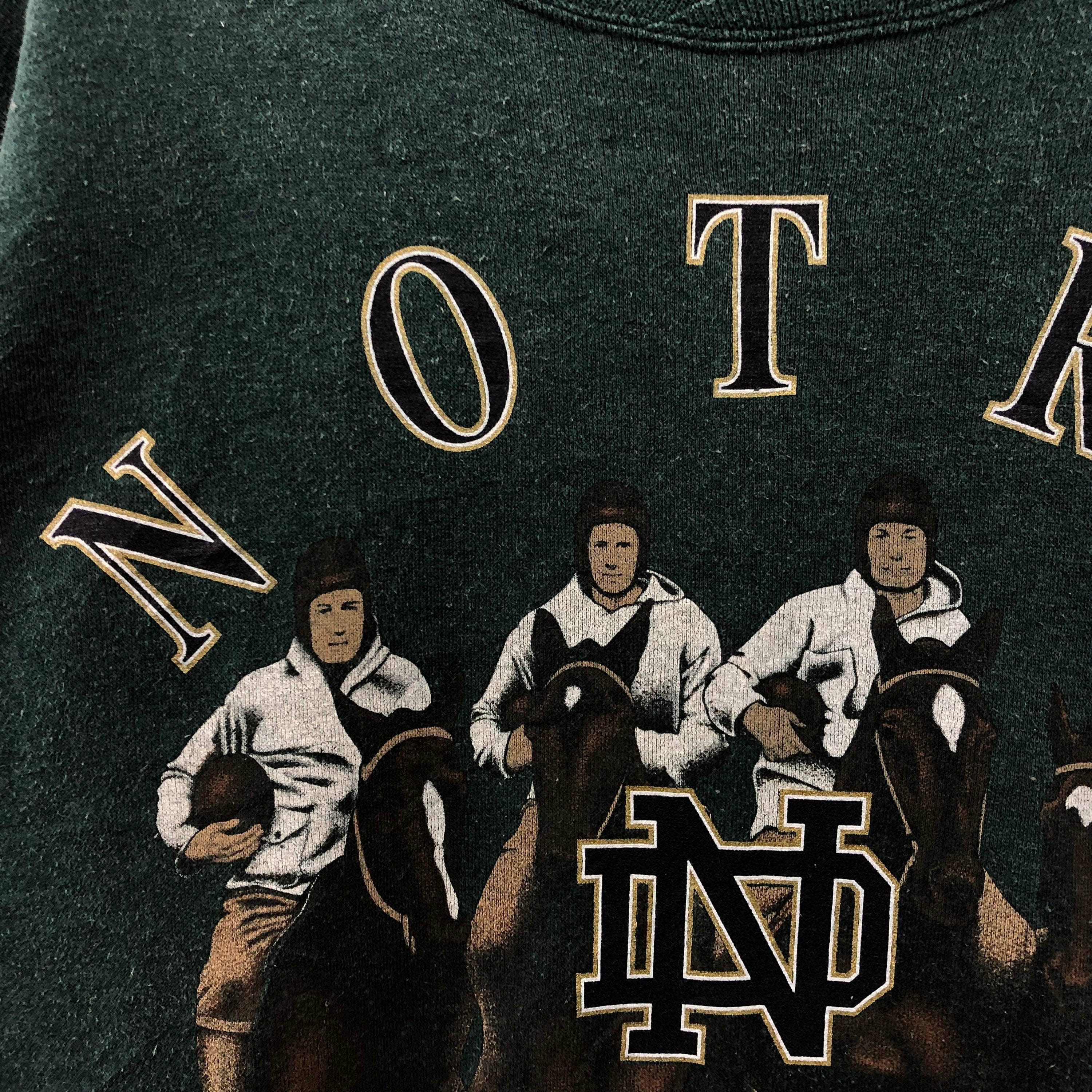 Vintage Notre Dame The Four Horsemen Big Logo Unisex T-Shirt