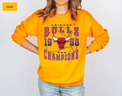 Vintage Style Chicago Bulls 1998 Basketball Unisex Sweatshirt