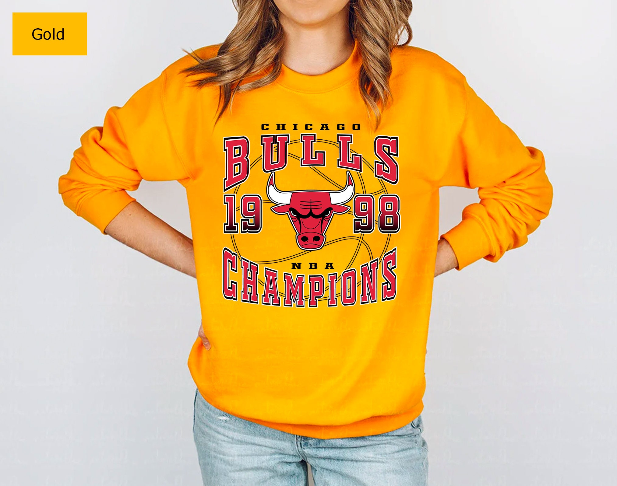 Vintage Style Chicago Bulls 1998 Basketball Unisex Sweatshirt