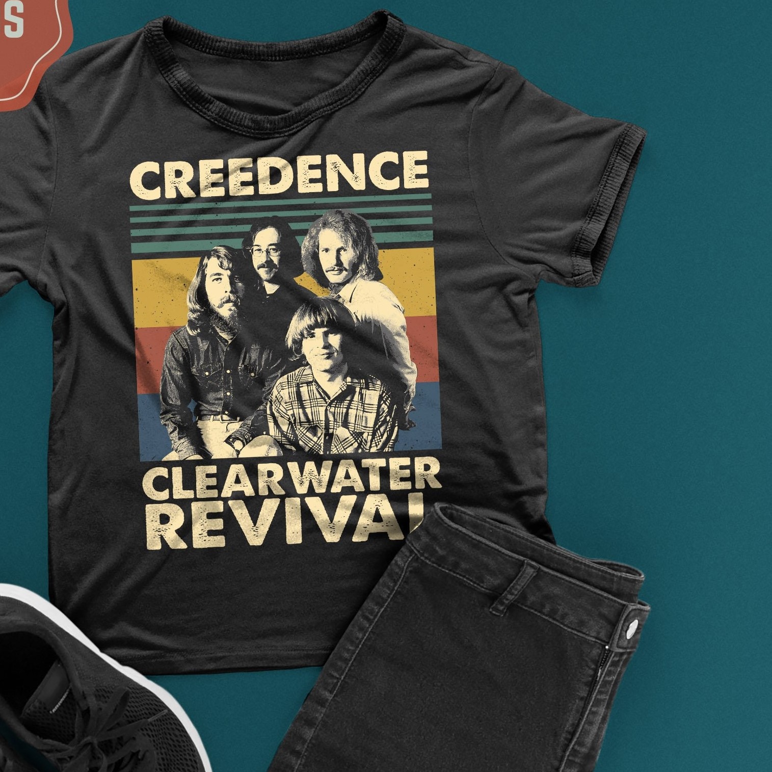 Vintage Style Creedence Clearwater Revival Unisex T-Shirt