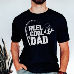 Vintage Style Fishing Lover Reel Cool Dad Happy Father’s Day Unisex T-Shirt