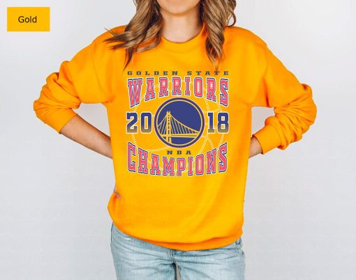 Vintage Style Golden State Warriors 2018 Basketball Unisex Sweatshirt