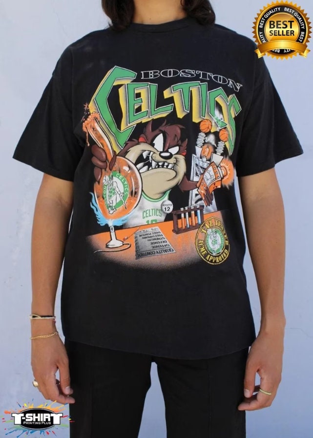 Vintage Taz Looney Tunes Boston Celtics Basketball Unisex T-Shirt