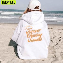 Vintage Yellow Style Forever Chasing Sunsets Unisex Hoodie