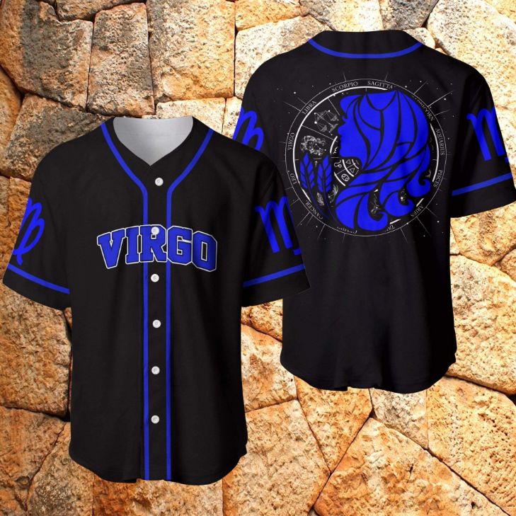 Virgo Zodiac Personalized 3d Baseball Jersey