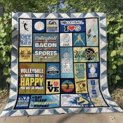 Volleyball Is The Bacon Of Sports Quilt Blanket