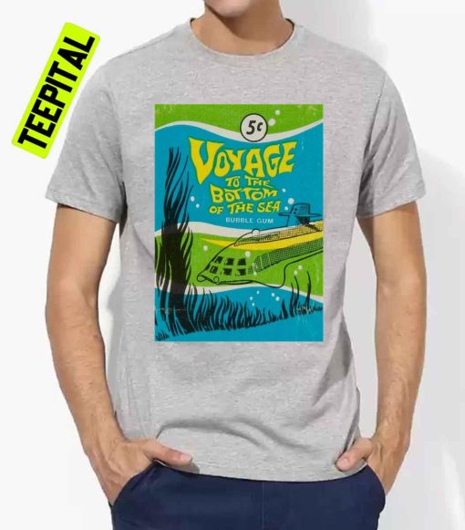 Voyage To The Bottom Of The Sea Bubble Gum Wax Pack Vintage Distressed Unisex T-Shirt