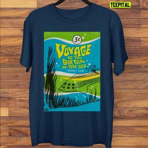 Voyage To The Bottom Of The Sea Bubble Gum Wax Pack Vintage Distressed Unisex T-Shirt