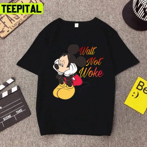 Walt Not Woke Mickey Mouse Design Unisex T-Shirt