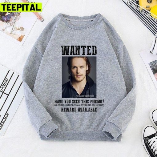 Wanted Sam Heughan Graphic Unisex T-Shirt