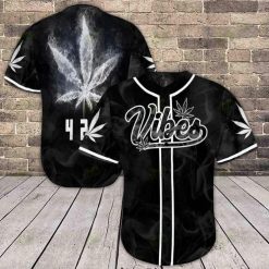 Weed 420 Vibes Personalized 3d Baseball Jersey