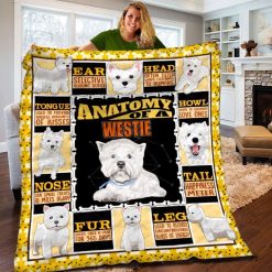 West Highland White Terrier Quilt Blanket