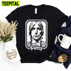White Retro Style Tom Petty Unisex T-Shirt