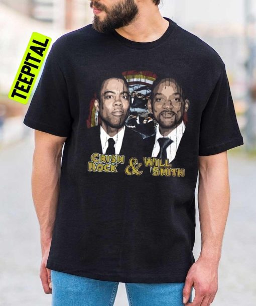 Will Smith And Chris Rock Slap A Friend Oscar Meme 2022 Unisex T-Shirt