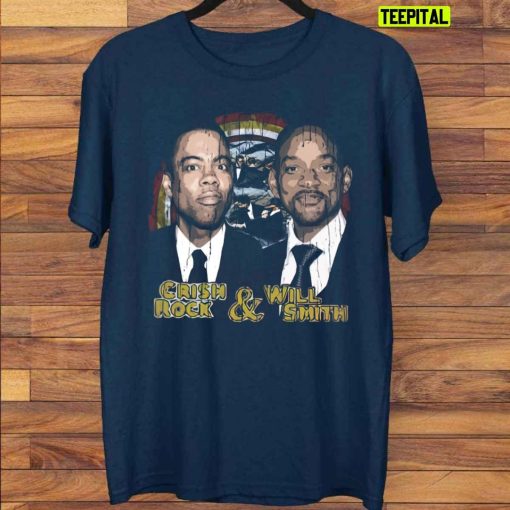 Will Smith And Chris Rock Slap A Friend Oscar Meme 2022 Unisex T-Shirt