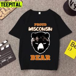 Wisconsin Bear Fan Design Unisex T-Shirt
