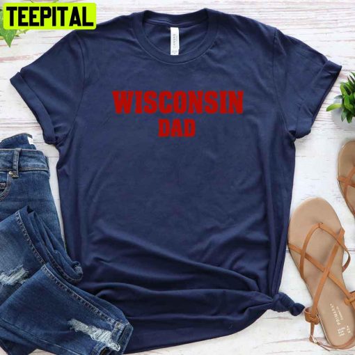 Wisconsin Dad Men’s Basketball Unisex T-Shirt