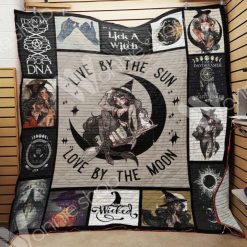 Witch Live By The Sun Love By The Moon Quilt Blanket