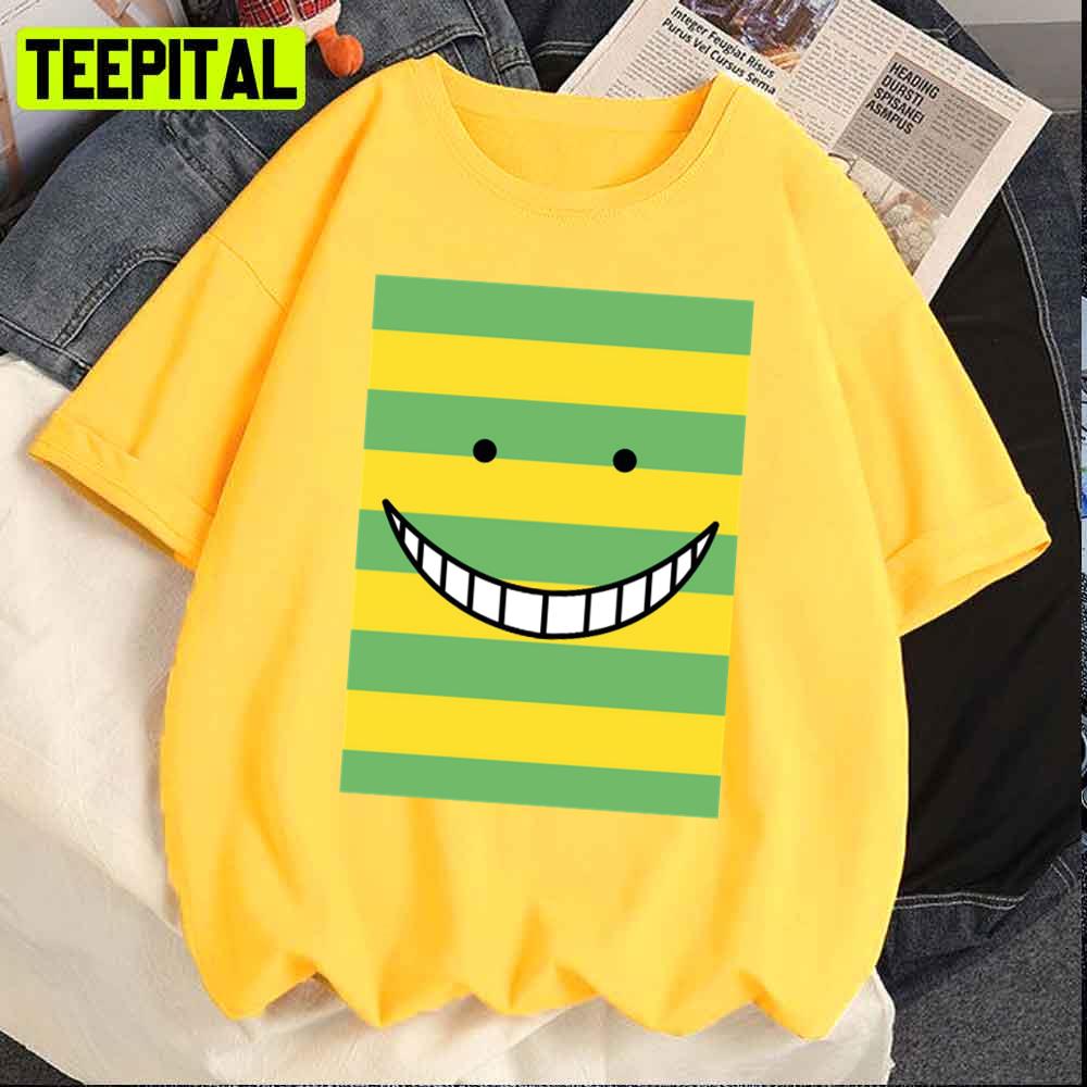 Yellow And Green Style Koro Sensei Assassination Classroom Anime Unisex T-Shirt