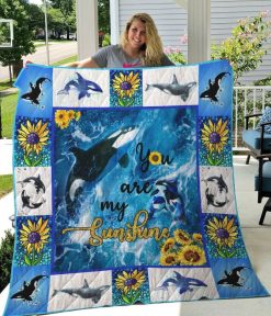 You Are My Sunshine Orca Quilt Blanket