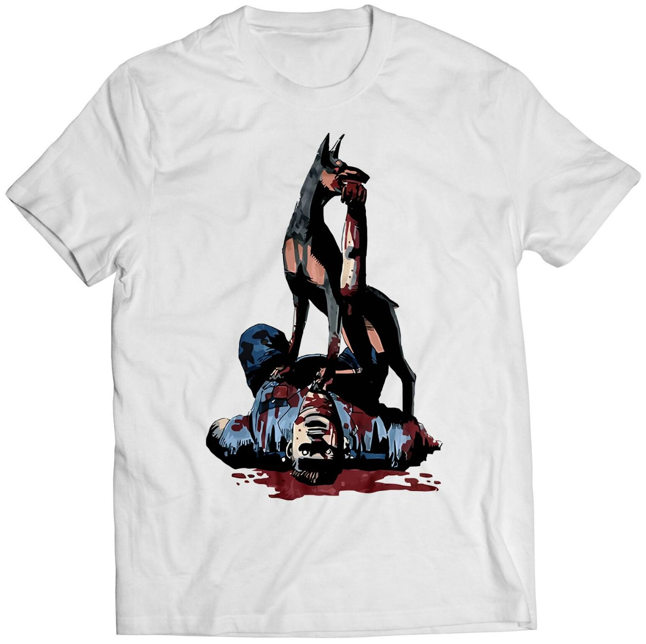 Zombie Dog Doberman Resident Evil Premium Unisex T-Shirt