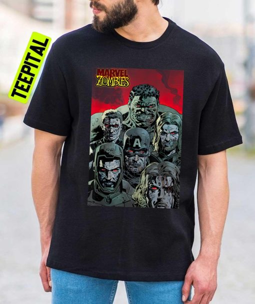 Zombies Aven Zombie Group Shot Unisex T-Shirt