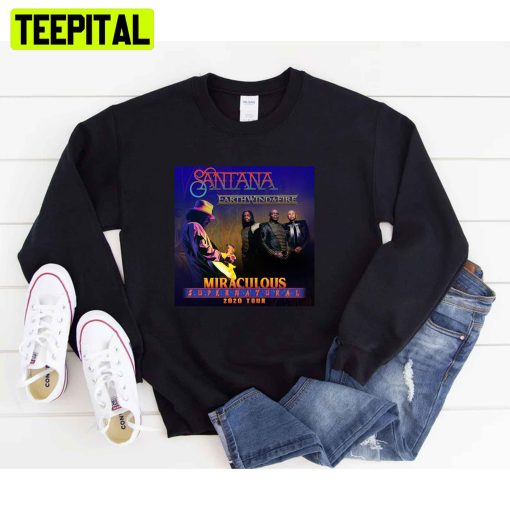 2020 Tour Santana Band Tour Music Unisex T-Shirt