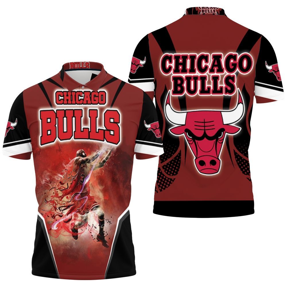 23 Michael Jordan Chicago Bulls Polo Shirt All Over Print Shirt 3d T-shirt