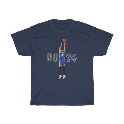 2974 Steph Curry And Counting Basketball Unisex T-Shirt