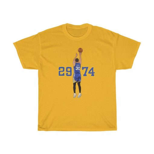 2974 Steph Curry And Counting Basketball Unisex T-Shirt